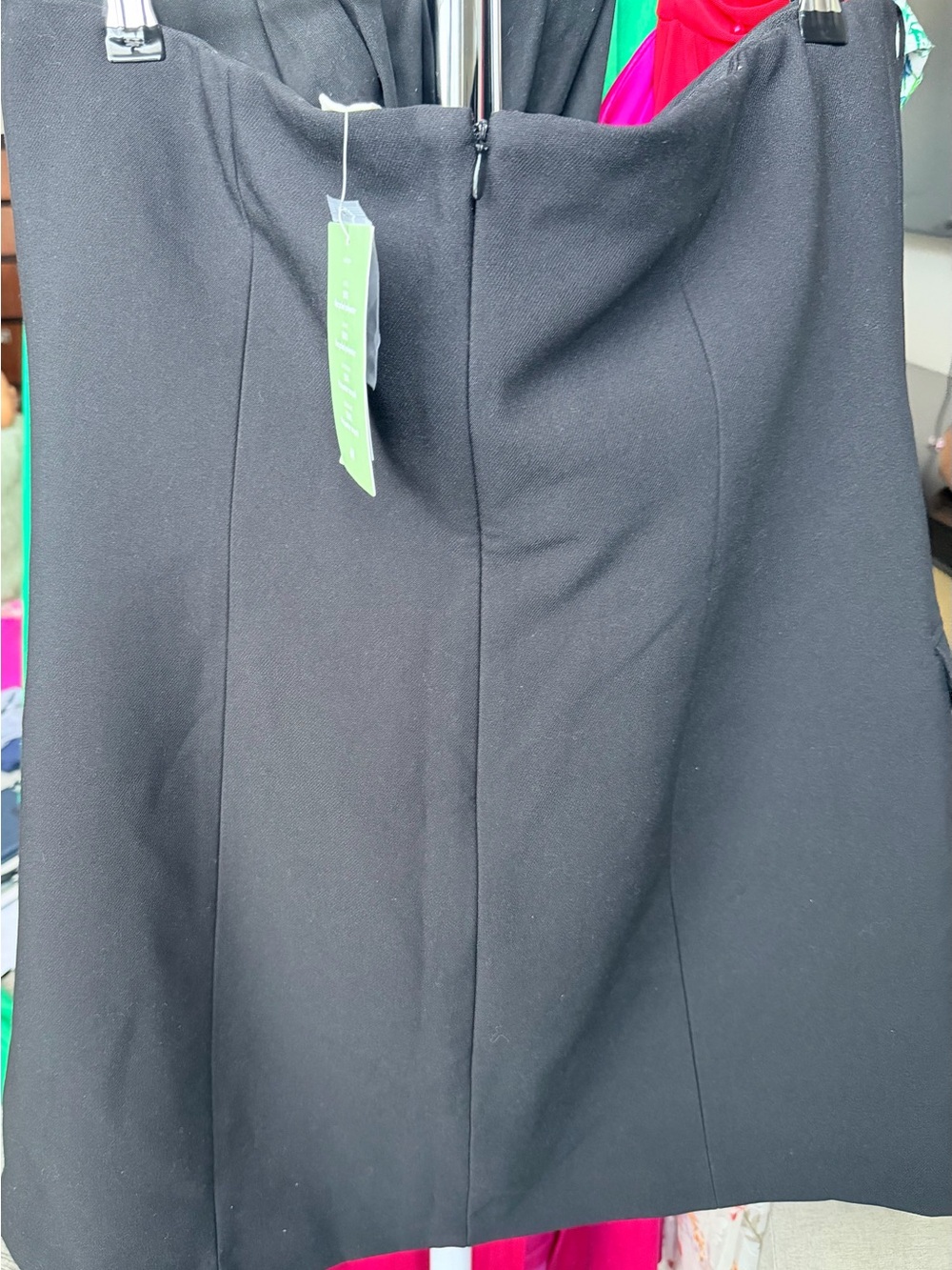 H&M Black Strapless Mini Dress